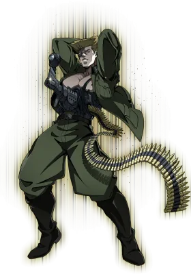 Rudol von Stroheim JoJo Golden Spirit character portrait