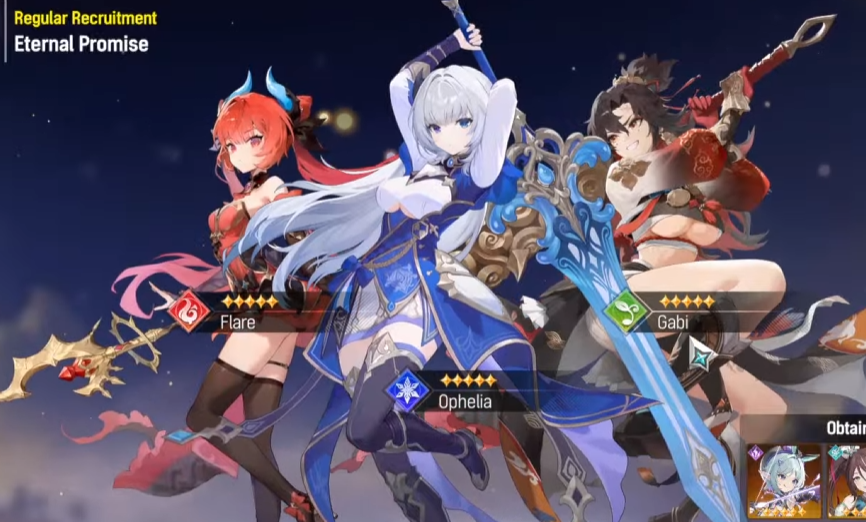 In-game Regular Recruitment Eternal Promise banner (Standard 5-star pool)